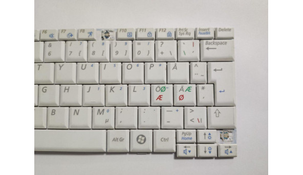 Клавіатура для ноутбука Samsung NC20, б/в, відсутні дві клавіші (фото), протестована, робоча клавіатура. - 305350