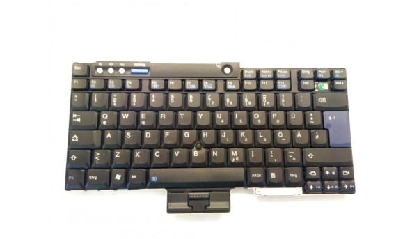 Клавіатура для ноутбука Lenovo ThinkPad T500, в хорошому стані без пошкоджень., робоча клавіатура, відсутня кнопка(фото)