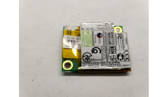 Modem board, знятий з ноутбука Lenovo ThinkPad R60, 39T0495, Б/В, в хорошому стані, без пошкоджень. - 305363