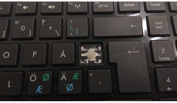Клавіатура для ноутбука HP Pavilion dv6-6000, dv6-6061eo, Б/В. Зламане кріплення там де відсутня клавіша. - 305381