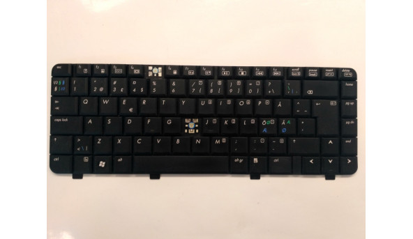 Клавиатура для ноутбука HP Pavilion Тестируемая, рабочая клавиатура, отсутствуют две клавиши (фото)