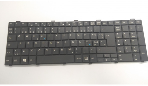 Клавіатура для ноутбука Fujitsu Lifebook AH530, AH531, NH751, A530, Б/В,Клавіатура має незначну деформацію, робоча клавіатура..