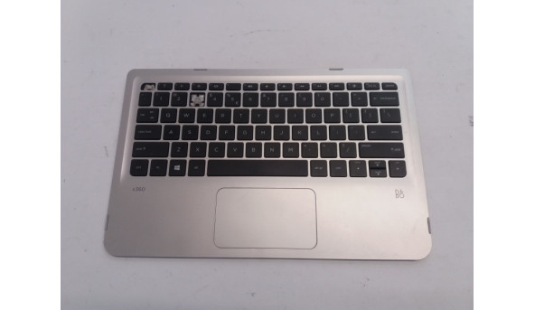 Середня частина корпуса для ноутбука HP X360 310 G2, 439.04A01.XXXX, 824136-B31, 11.6", Б/В. В хорошому стані. Клавіатура протестована, робоча. Не вистачає 2-ох клавіш.