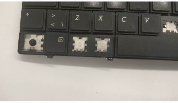 Клавіатура для ноутбука HP Probook 6540b, 6545b, 6550b, 6555b, Б/В, Відустні декілька клавіш (фото), та є зламані кріплення (фото), Клавіатура робоча, протестована - 305481