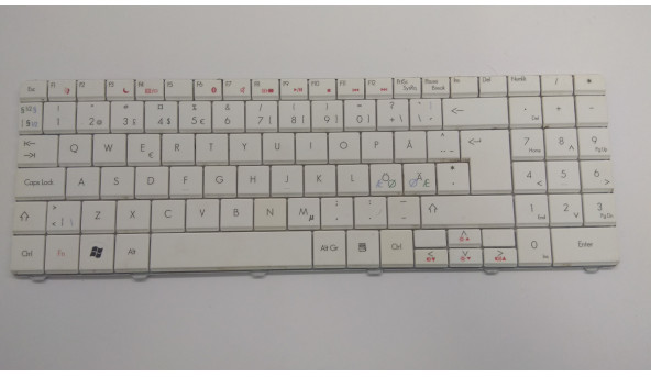 Клавіатура для ноутбука Packard Bell Easynote DT85, LJ61, LJ63, LJ65, LJ67, LJ71, , Б/В . Клавіатура була залитою.Протестована робоча.