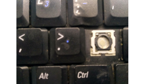 Клавіатура для ноутбука Dell Latitude D620, D620 ATG, D630, D631, D820, D830, CN-0UC148, Б/В, в хорошому стані без пошкоджень, відсутні дві клавіші(фото) - 305512