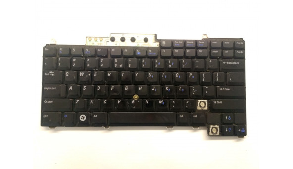 Клавіатура для ноутбука Dell Latitude D620, D620 ATG, D630, D631, D820, D830, CN-0UC148, Б/В, в хорошому стані без пошкоджень, відсутні дві клавіші(фото)