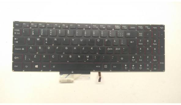Клавіатура для ноутбука Lenovo Ideapad Y50, Y50-70, Y50-80, V-136520YK1, 25215978, Б/В, В хорошому стані без пошкоджень.