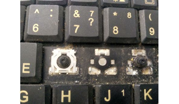 Клавиатура для ноутбука Fujitsu Esprimo U9200, в хорошем состоянии без повреждений, отсутствуют клавиши (фото) - 305526