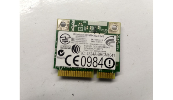 Адаптер WI-FI, снят с ноутбука Dell Latitude E4310, DW1520, Б / У, в хорошем состоянии, без повреждений. - 305545