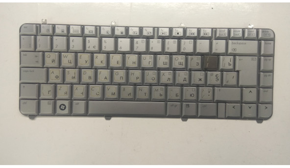 Клавіатура для ноутбука HP Pavilion dv5-1000 SILVER, dv5-1102el, dv5 1111ea, 488590-031, Б/В, В хорошому стані без пошкоджень.