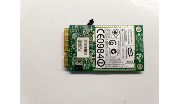 Адаптер WI-FI, знятий з ноутбука Dell Latitude D830, da102889, Б/В, в хорошому стані, без пошкодження. - 305593