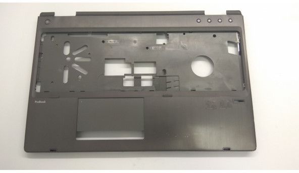 Середня частина корпуса для ноутбука HP ProBook 6570b, 15.6", 686317-001, Б/В. Є пошкодження у вигляді зламаних кутів та кріплень  (фото), та роз 'єма VGA (фото), та відсутні кнопки тач паду.