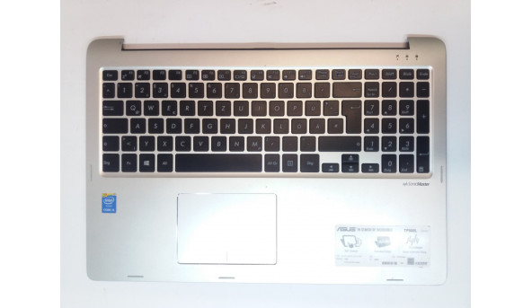 Середня частина корпуса для ноутбука  Asus Transformer Book TP500, TP500LA, TP500LB, 13NB05R1P10111, Б/В.  В хорошому стані, всі кріплення цілі. Клавіатура (NSK-UX10G) протестована робоча.