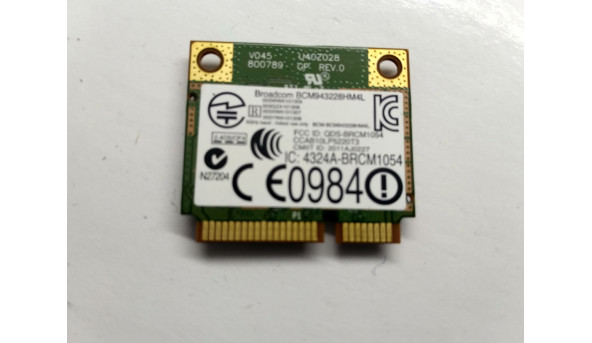 Адаптер WI-FI, снят с ноутбука Dell Latitude E6220, DW1530, Б / У, в хорошем состоянии, без повреждений. - 305638