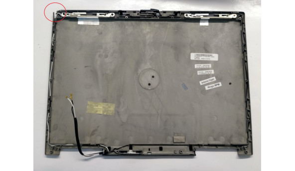 Крышка матрицы корпуса для ноутбука Dell Latitude D830, 15 4 ", Б / У. Все крепления целые. Без повреждений. Есть скол (фото) - 305659