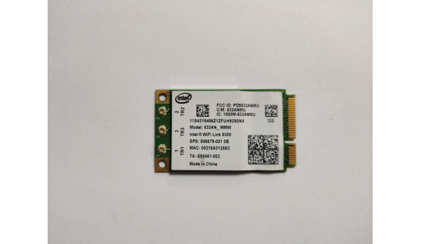 Адаптер WiFi, знятий з ноутбука HP EliteBook 8530p, 506679-001, E50451-002, 533AN_MMW, 533ANMU, б/в, В хорошому стані.