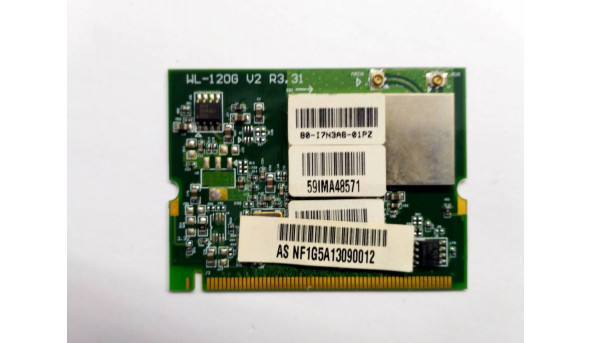 Адаптер WI-FI, снят с ноутбука Asus A6000, E89382, Б / У, в хорошем состоянии, без повреждений.