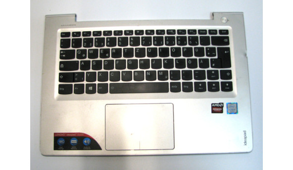 Середня частина кропусу з клавіатурою та тачпадом для ноутбука Lenovo Ideapad 510S FA1JG000100 Б/У