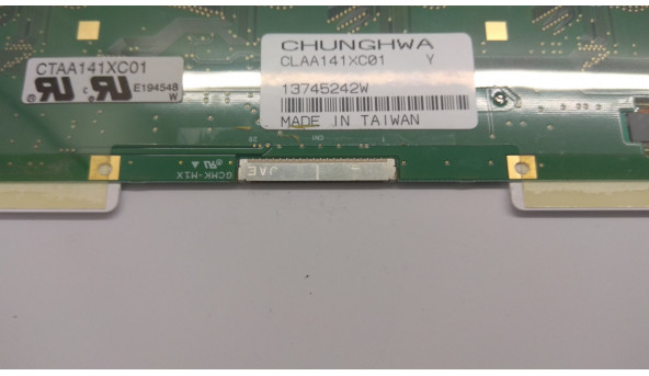 Матрица Chunghwa, CLAA141XC01, 14 1 ", CCFL 1-Bulb, XGA 1024x768, Б / У - 305752