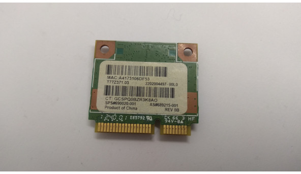 Адаптер WI-FI снят с ноутбука HP Pavilion g7 g7-2228er T77Z371 03 RT3290 Б/У - 305771