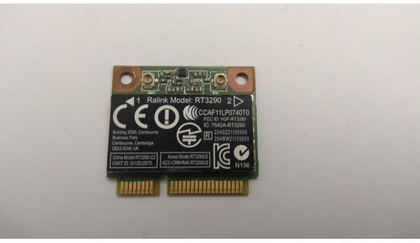 Адаптер WI-FI знятий з ноутбука HP Pavilion g7 g7-2228er T77Z371 03 RT3290 Б/В