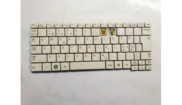 Клавіатура для ноутбука  Samsung N145Plus, NP-N145, NB30, N148, N150, NB20, N130, в хорошому стані без пошкоджень, відсутні дві кнопки (фото)