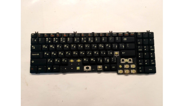 Клавіатура для ноутбука Lenovo G555, 25-011020, б/в, відсутні кнопки(фото)  Протестована, робоча клавіатура.