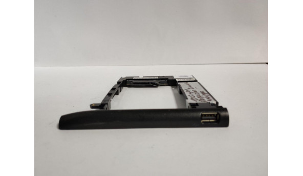 Шахта, з додатковими роз'ємами та перехідниками, та USB роз'ємом, для ноутбука HP EliteBook 2540p, LS-5255p, LS-5256p, LS-5257p, 608720-001, б/в, є пошкодження (фото). Потрібно замінити гніздо HDD (фото)