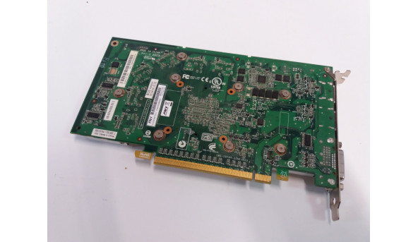 Відеокарта для ПК NVIDIA, Quadro FX 1800, GDDR3, PCI-Express,192 бит, 768 Мб, DVI, 2x DisplayPort, Б/В, була робоча, при розборці пошкодили (фото)