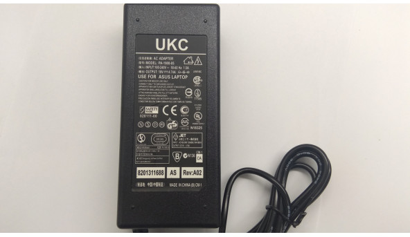 Зарядка для ноутбука Asus Model: PA-1900-05, Input: 100-240V, 50-60Hz, 1.5A, Output: 19V-4.74A - 305874