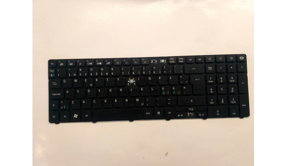 Клавіатура для ноутбука ACER Aspire, eMachines, Packard Bell EasNote,  ENTE69KB, MS2384, Протестована, робоча клавіатура, відсутні клавіші (фото)