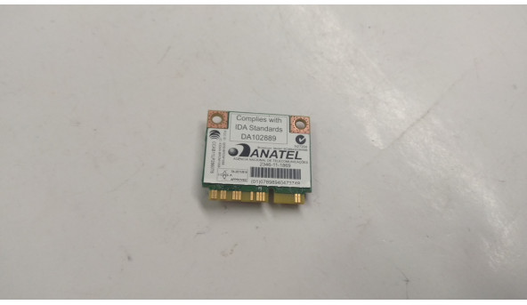 Адаптер wi-fi, снят с ноутбука Dell Latitude D830, DA102889, BCM943228HMB, Б / У. В хорошем состоянии, без повреждений.