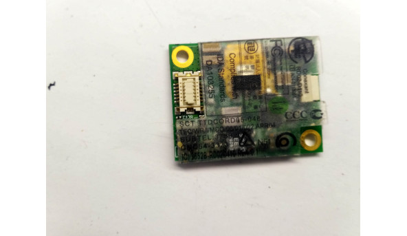 Modem board, знятий з ноутбука HP Compaq nw9440, 409941-001, Б/В, в хорошому стані, без пошкоджень.