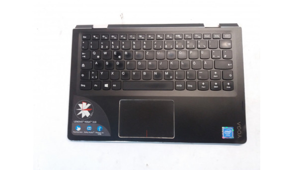 Средняя часть корпуса для ноутбука LENOVO YOGA 310-11IAP, 1102-01778, 1204-01605, Б/У.