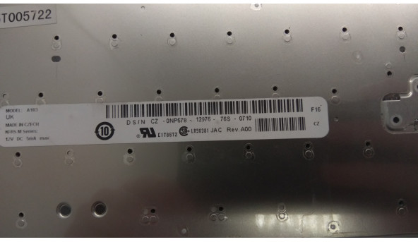 Клавіатура для ноутбука DELL PRECISION M65, M4300, M2400, Б/В. Відсутні дві кнопки (фото. Клавіатура робоча, протестована. - 306123