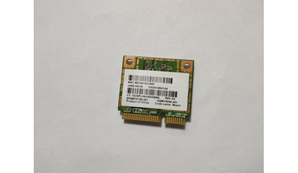 Адаптер wi-fi снят с ноутбука Toshiba Satellite C850D, N14939, Б / У. В хорошем состоянии, без повреждений. - 306243