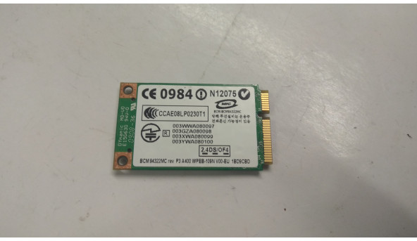 Modem Board, знятий з ноутбука   HP 540 , 487330-002, Б/В. В хорошому стані, без пошкоджень.