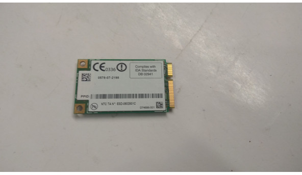 Modem Board, знятий з ноутбука   Dell D630 , Б/В. В хорошому стані, без пошкоджень.