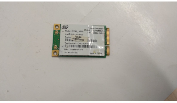 Modem Board, знятий з ноутбука Toshiba Satellite M505 , H000012290, Б/В. В хорошому стані, без пошкоджень. - 306279
