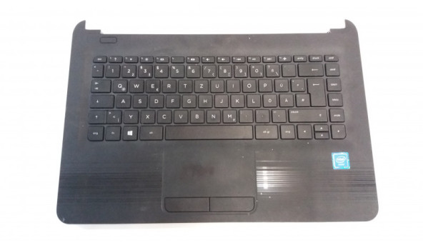 Середня частина корпуса для ноутбука HP 14-AC, 14-AF, AP1EM000A00, HPM14N9, 807169-041, 14.0", Б/В. Клавіатура протестована, робоча. Кріплення всі цілі. Без пошкоджень.