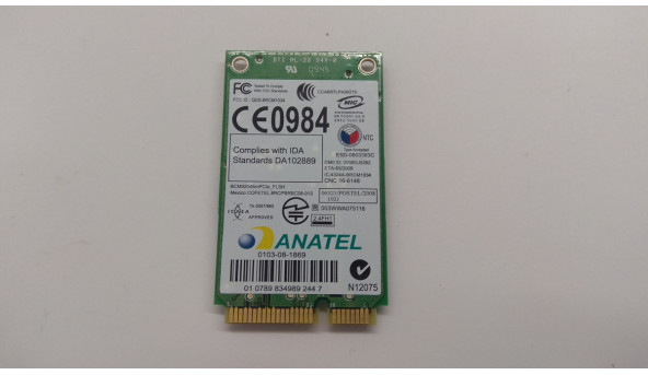 WIFI-BLUETOOTH, знятий з ноутбука Dell Latitude E6500, 0P560G, В хорошому стані, без пошкоджень. - 306319
