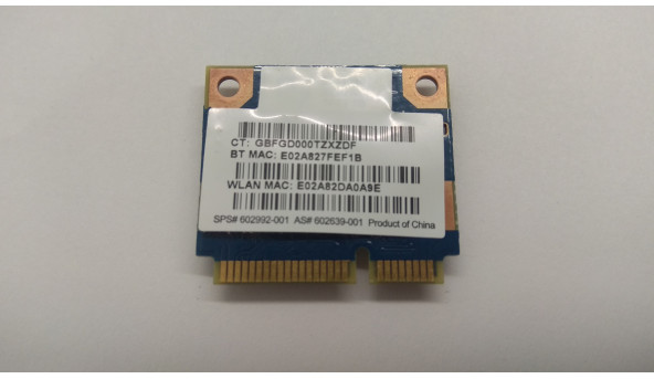Адаптер WI-FI знятий з ноутбука HP 620 602992-001 602639-001 Б/В - 306401