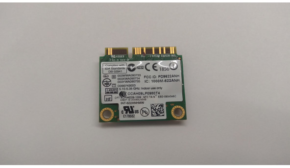 Адаптер WI-FI, знятий з ноутбука Fujitsu Siemens Lifebook E780, 622NHMW, Б/В, в хорошому стані, без пошкодження. - 306409