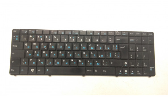 Клавіатура для ноутбука Asus X5EAC, K51AB, 04GNV91KGE00-2, Б/В. Була залита, залипають деякі клавіші.
