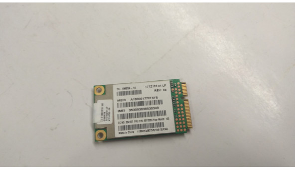 Modem board, знятий з ноутбука Lenovo ThinkPad x201S, X201I, X201, T410, ST510 , 60Y3263, Б/В - 306470
