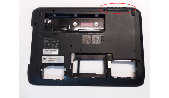 Нижня частина корпуса для ноутбука Acer Aspire 5940, 5942, 5940G, 5942G, AP09Z000210, Б/В. Пошкоджена решітка радіатора (фото)