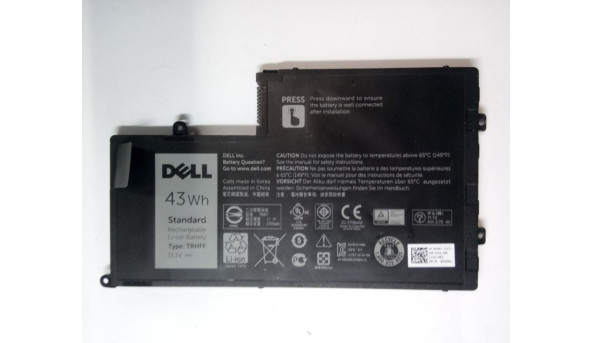 Крышка матрицы корпуса для ноутбука Dell PP05L, CN-08M669, 14 0 ", Б / У. Все крепления целые. Без повреждений