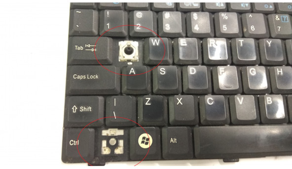 Клавиатура для ноутбука Fujitsu Amilo Li1720, MS2199, LI1718, LI2735, LI2727, Б / У. Отсутствуют клавиши (фото) - 306635