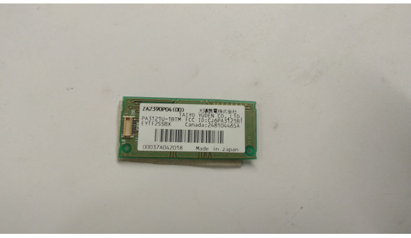 Адаптер Bluetooth знятий з ноутбука Toshiba Tecra 9100, T9100, ZA2390P04, Б/В. В хорошому стані, без пошкоджень.